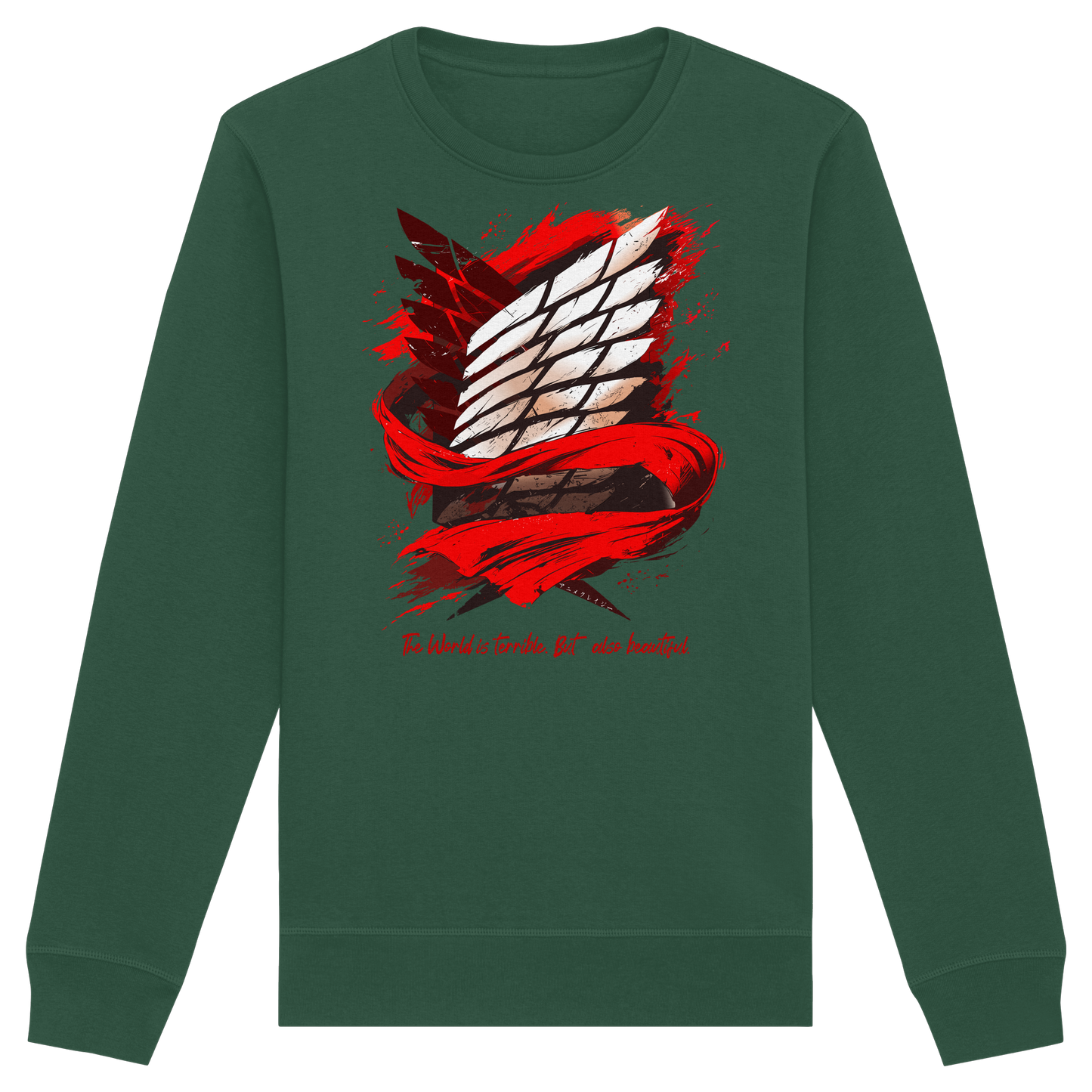 "Verbundenheit" Front Organic Unisex Sweatshirt