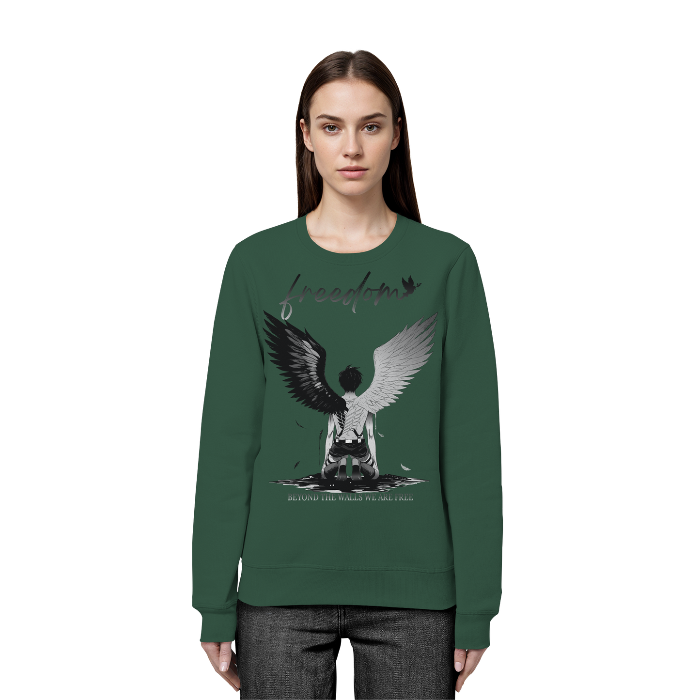 "Freedom" Front Organic Unisex Sweatshirt