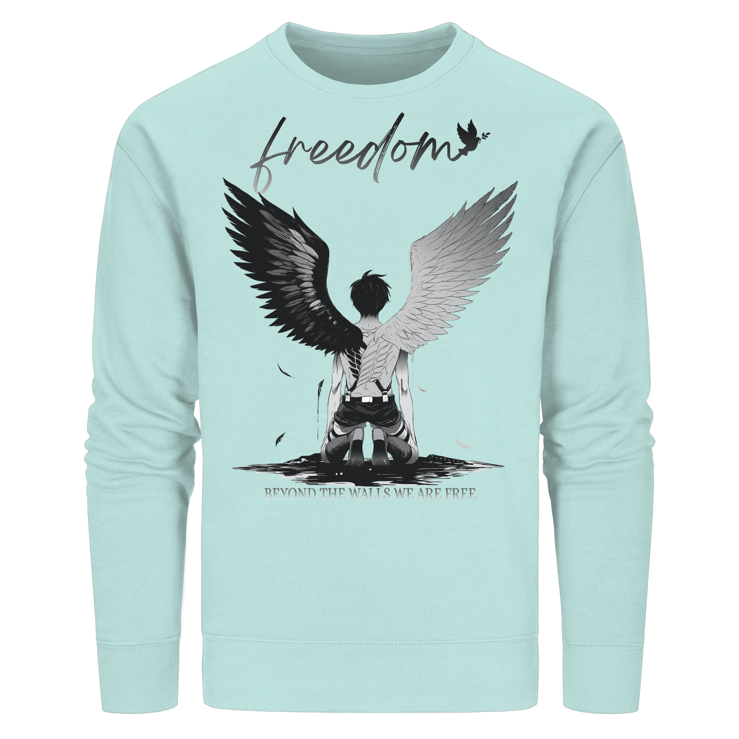"Freedom" Front Organic Unisex Sweatshirt