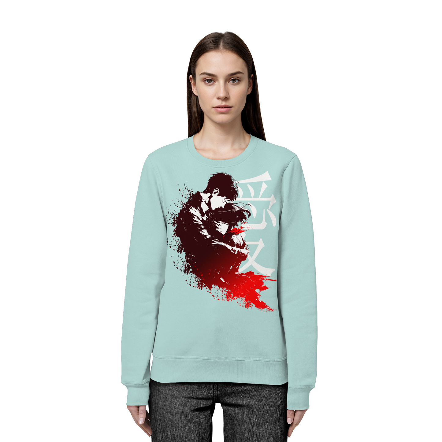 "Bound by Fate" Front Organic Unisex Sweatshirt