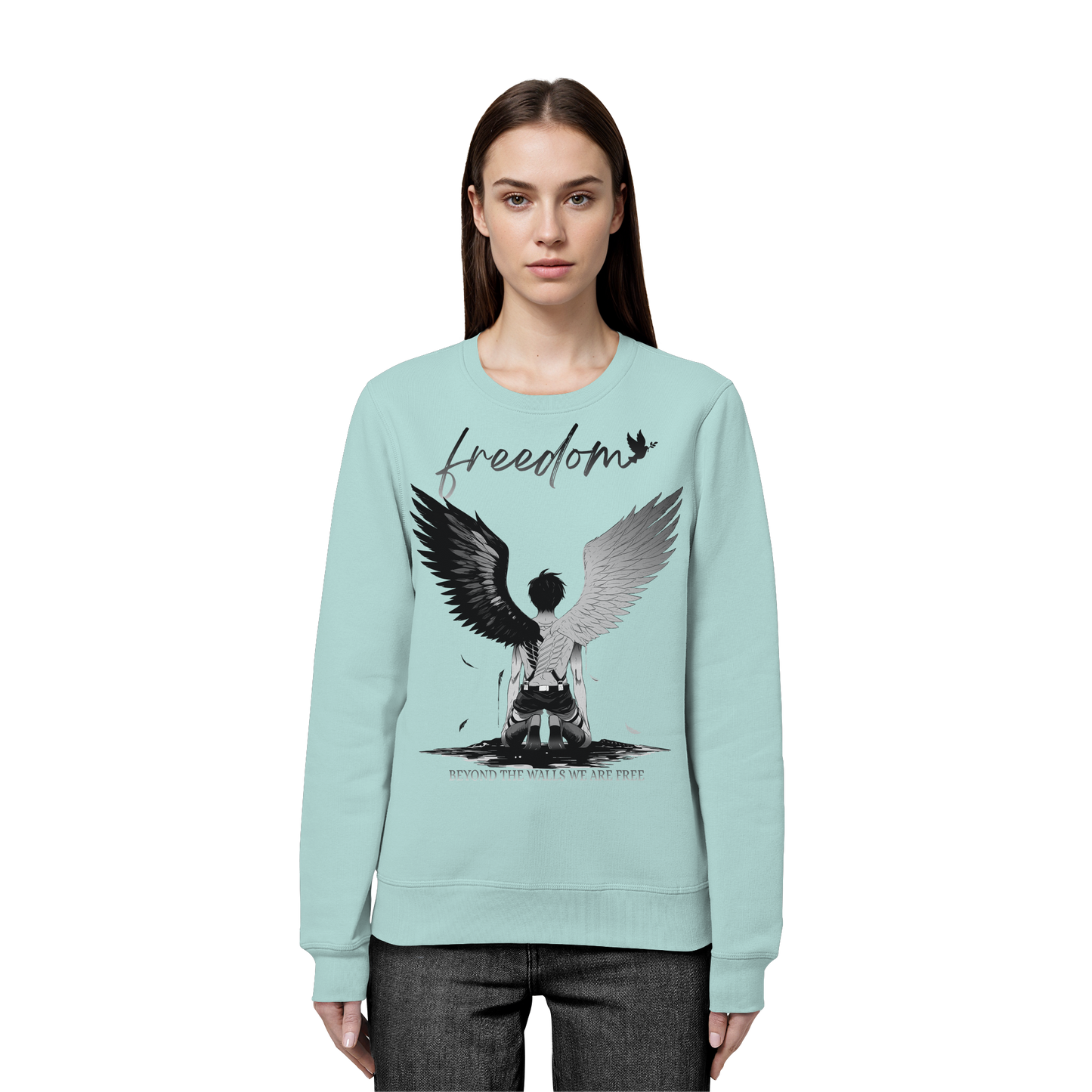 "Freedom" Front Organic Unisex Sweatshirt