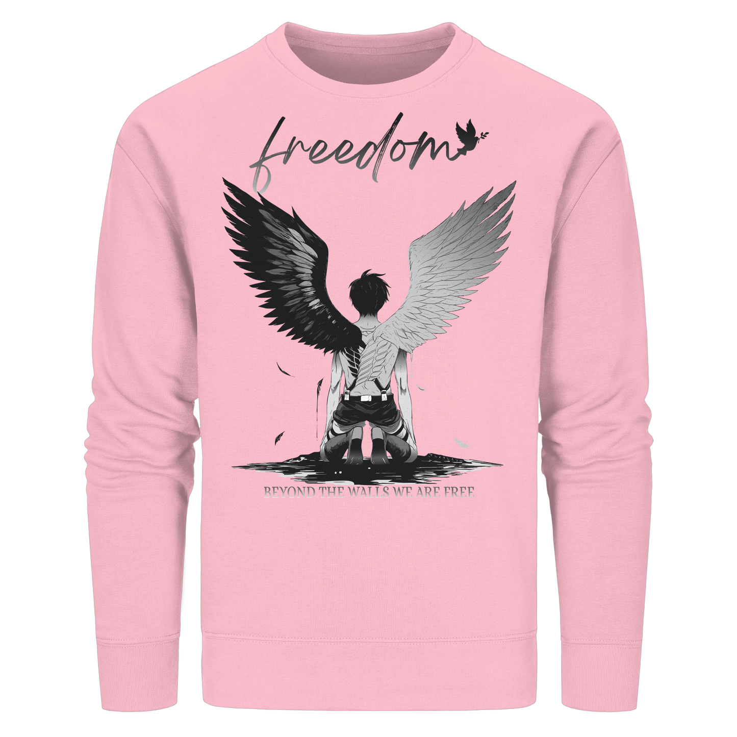 "Freedom" Front Organic Unisex Sweatshirt