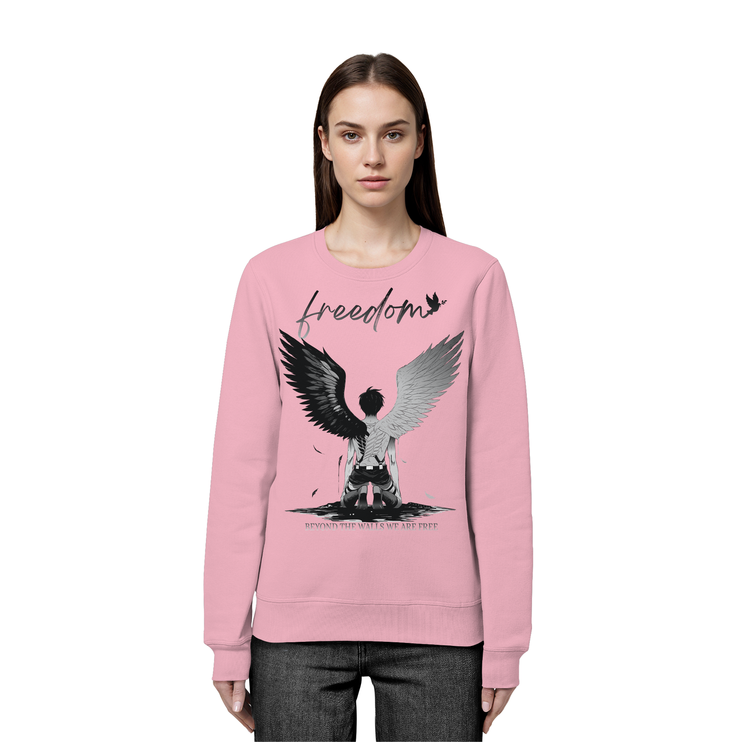 "Freedom" Front Organic Unisex Sweatshirt