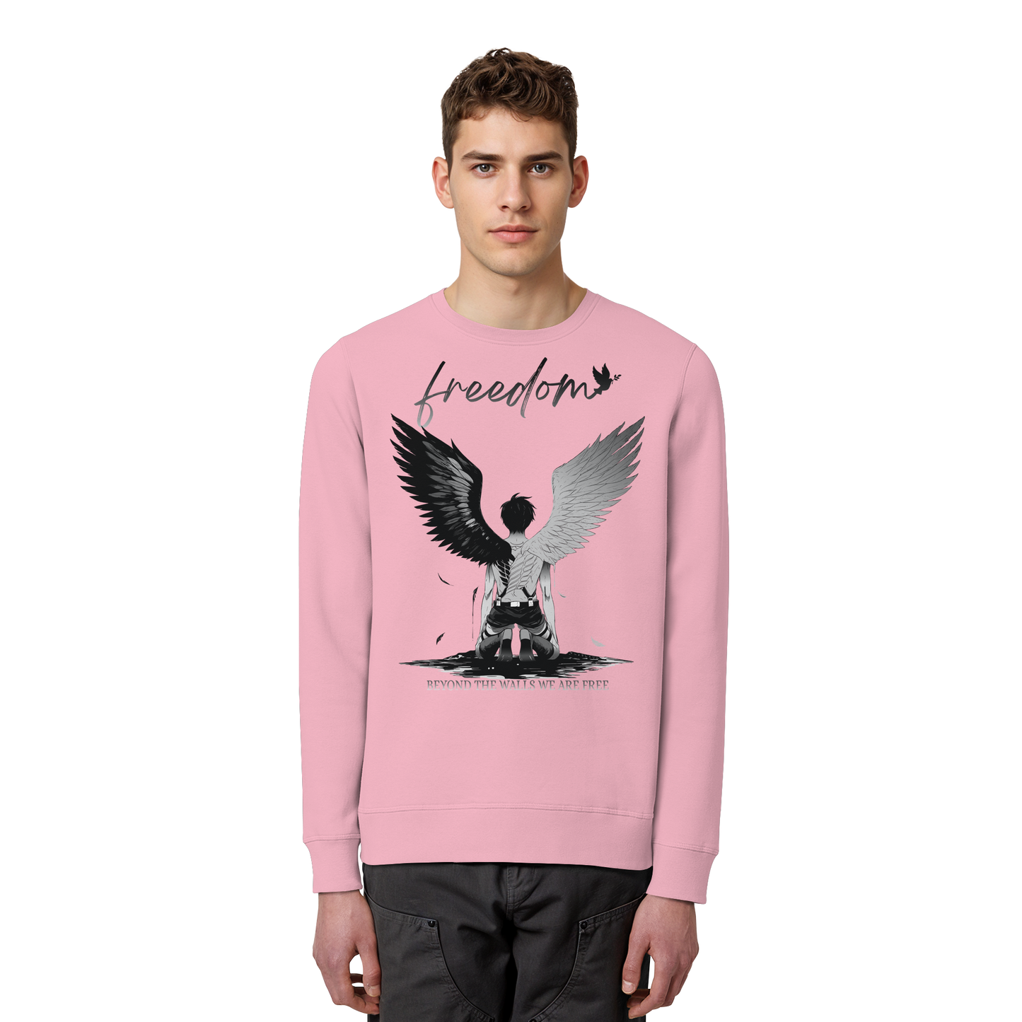 "Freedom" Front Organic Unisex Sweatshirt