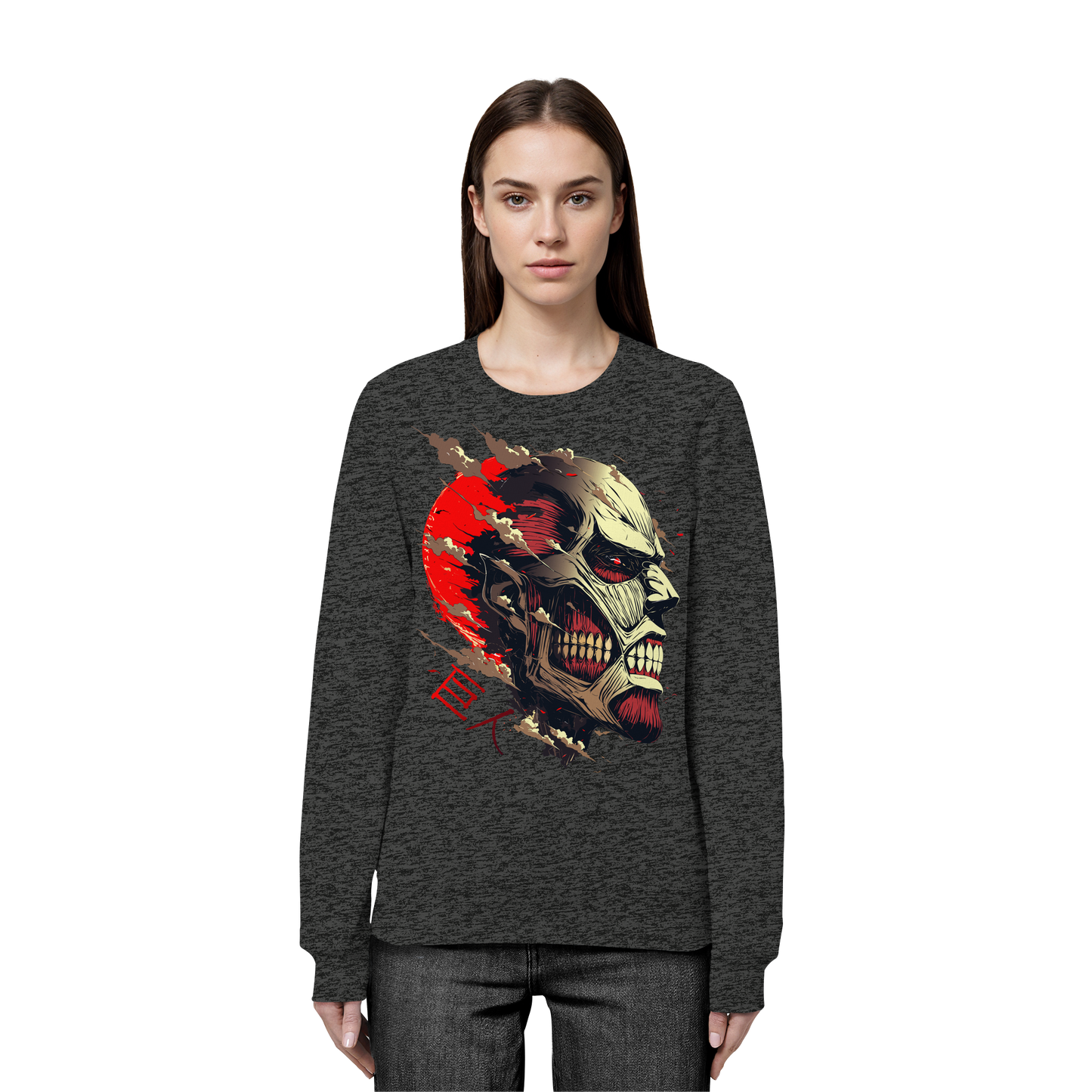"Titan" Front Organic Unisex Sweatshirt