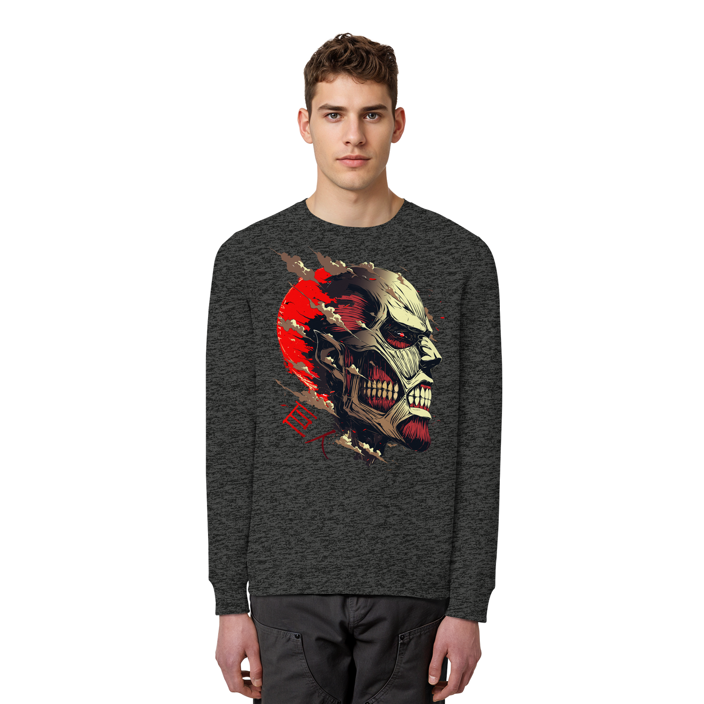 "Titan" Front Organic Unisex Sweatshirt