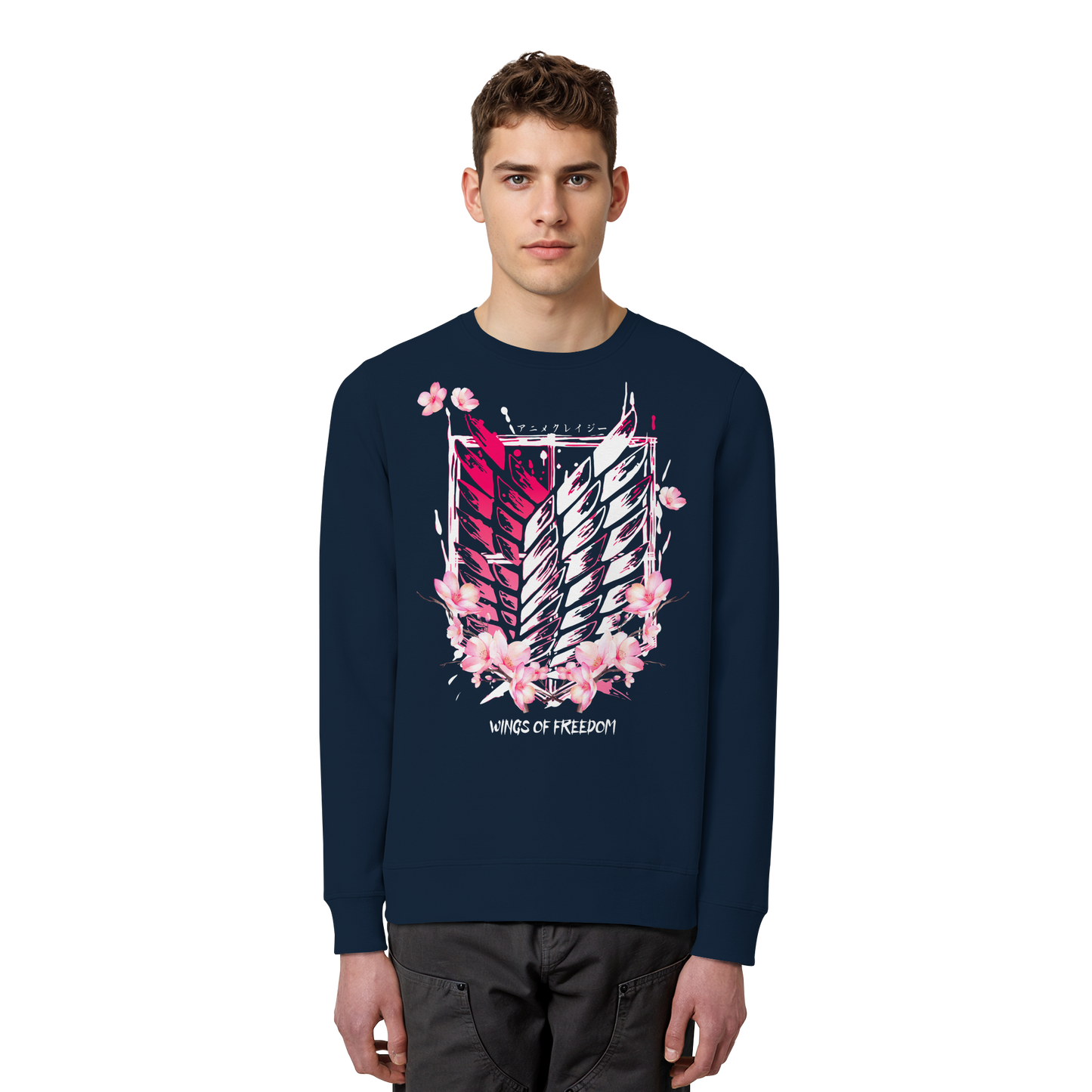 "Petals of Liberation“ Front Organic Unisex Sweatshirt