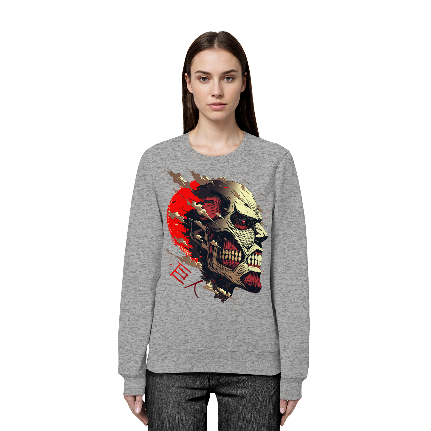 "Titan" Front Organic Unisex Sweatshirt