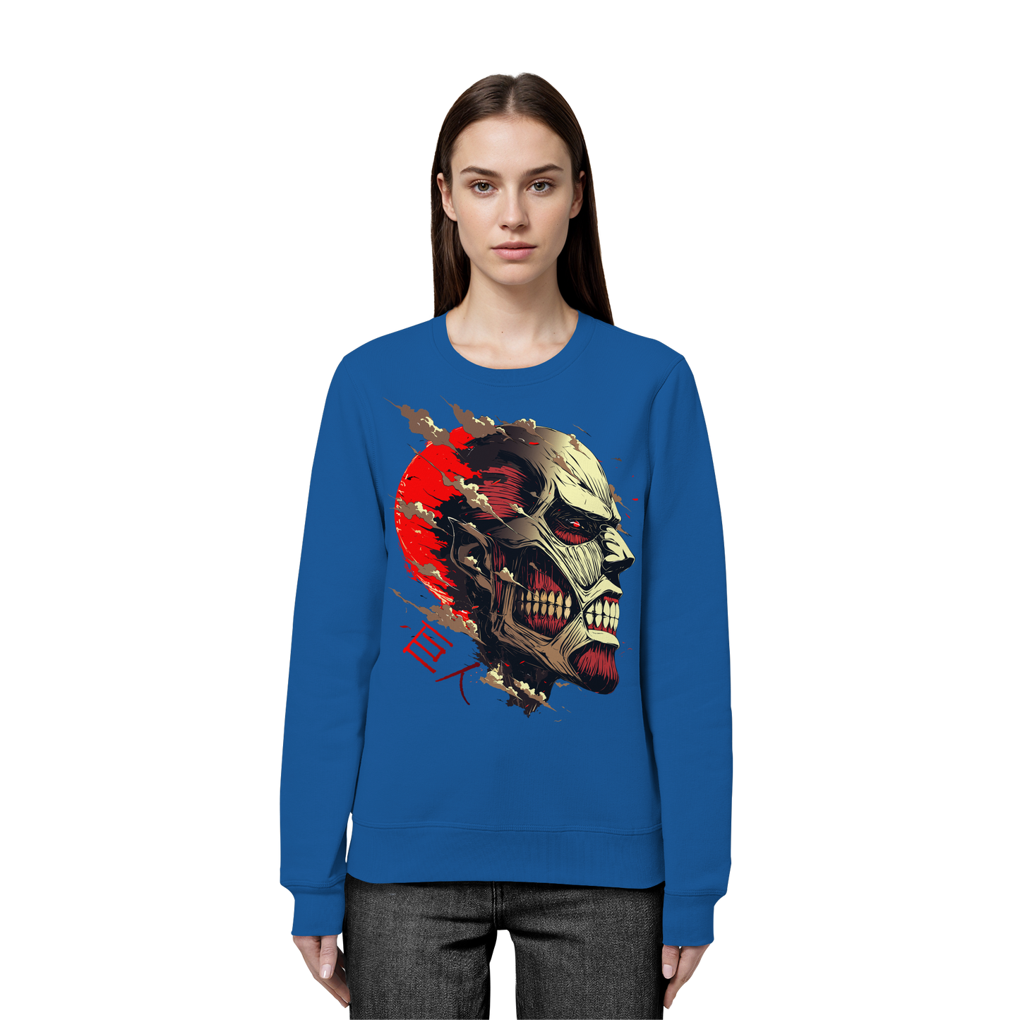 "Titan" Front Organic Unisex Sweatshirt