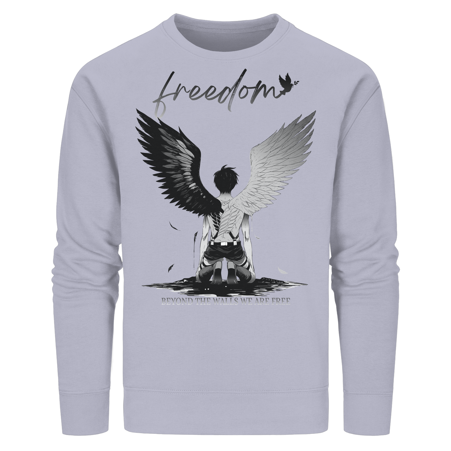 "Freedom" Front Organic Unisex Sweatshirt