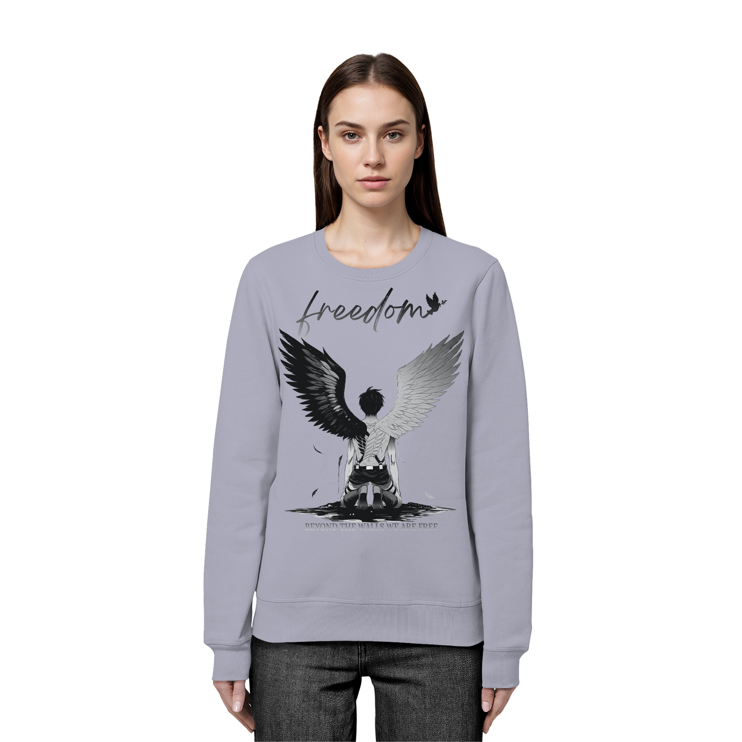 "Freedom" Front Organic Unisex Sweatshirt
