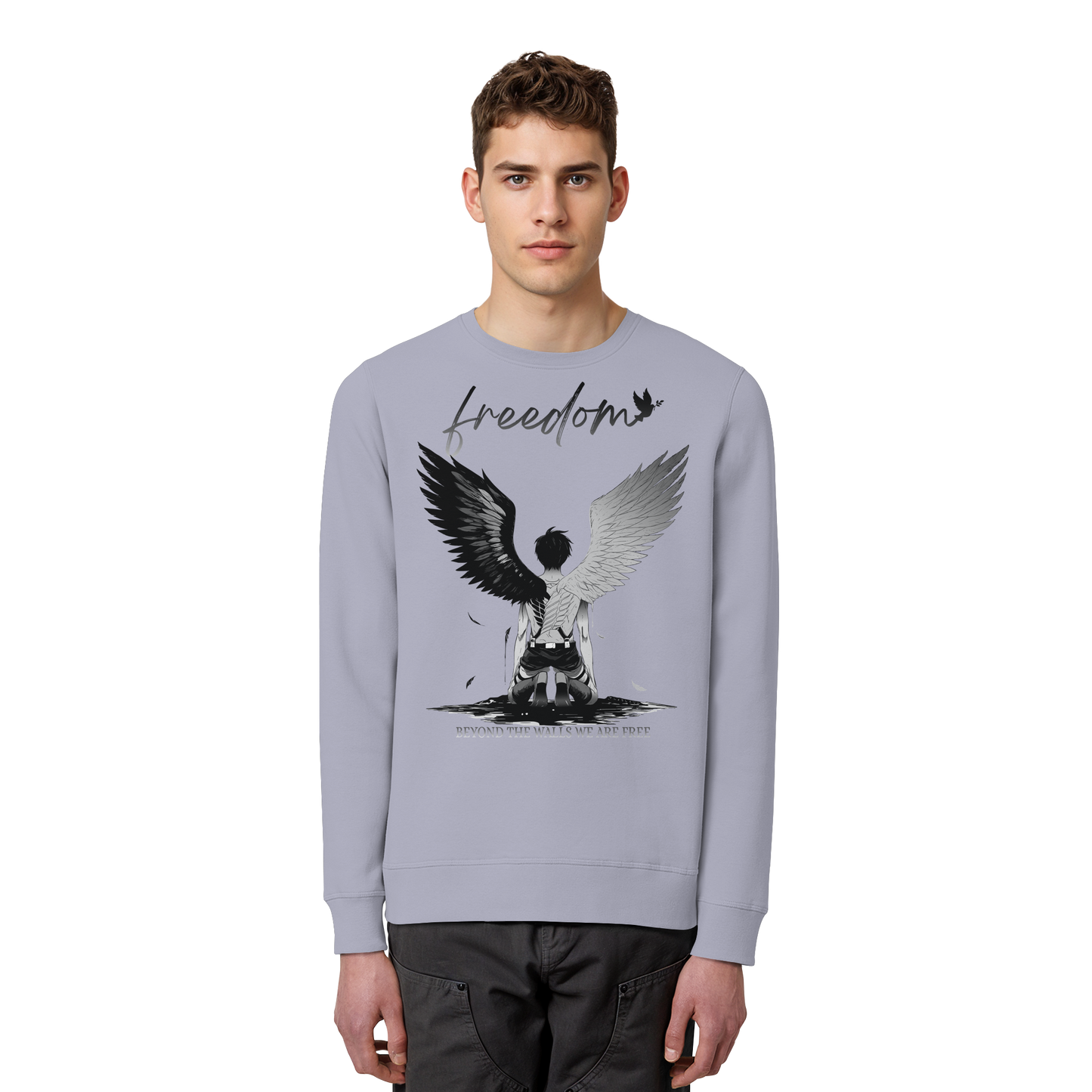 "Freedom" Front Organic Unisex Sweatshirt