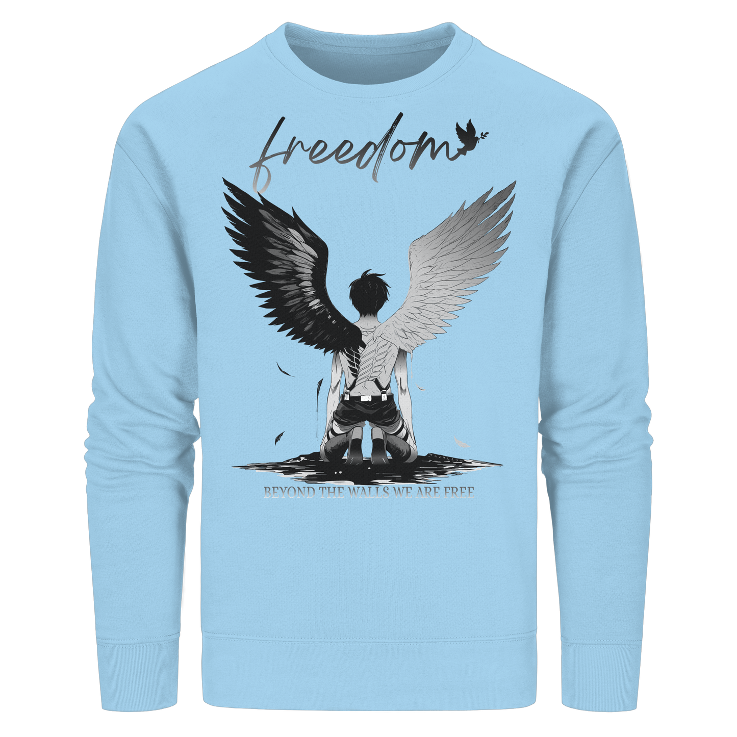 "Freedom" Front Organic Unisex Sweatshirt