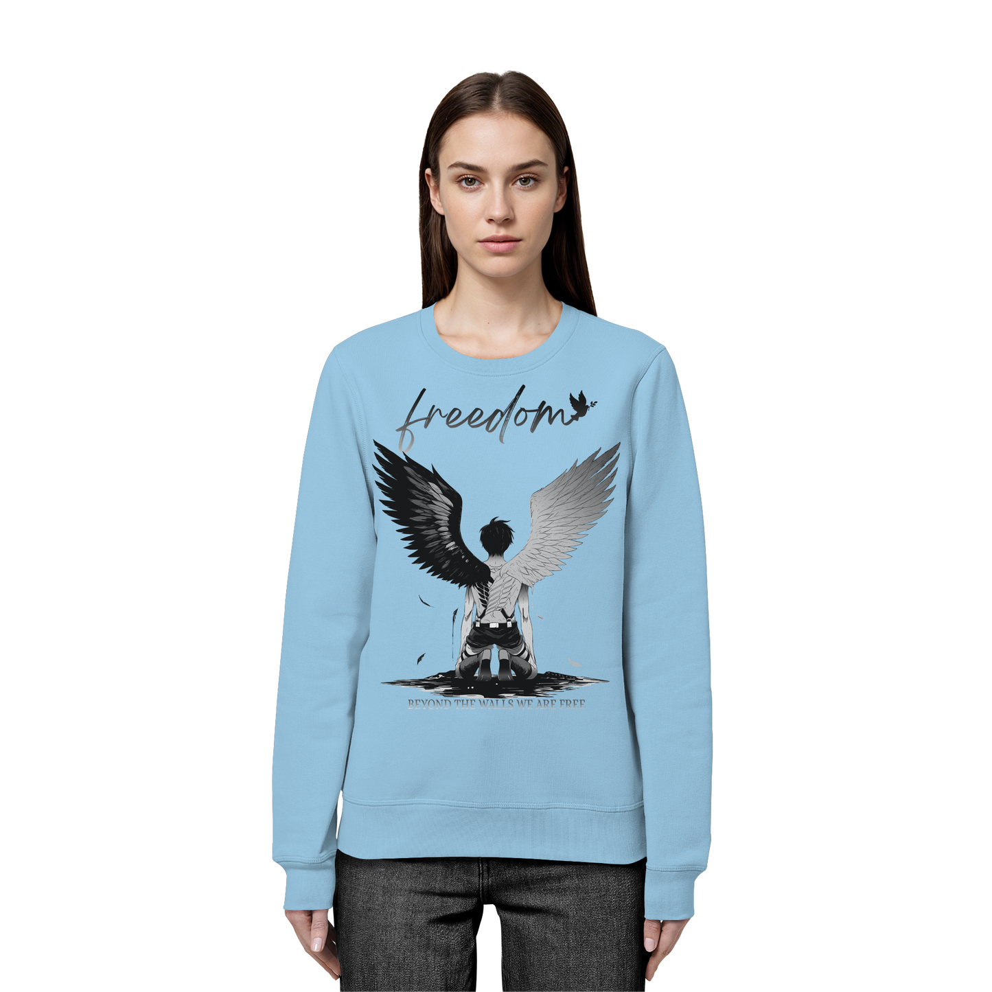 "Freedom" Front Organic Unisex Sweatshirt