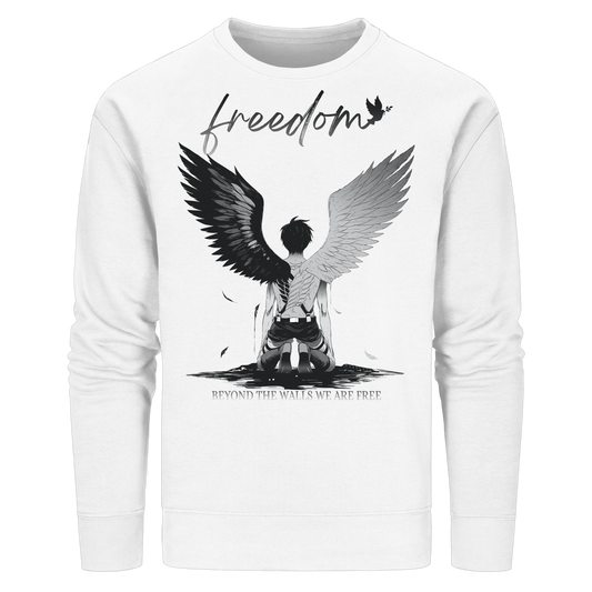 "Freedom" Front Organic Unisex Sweatshirt