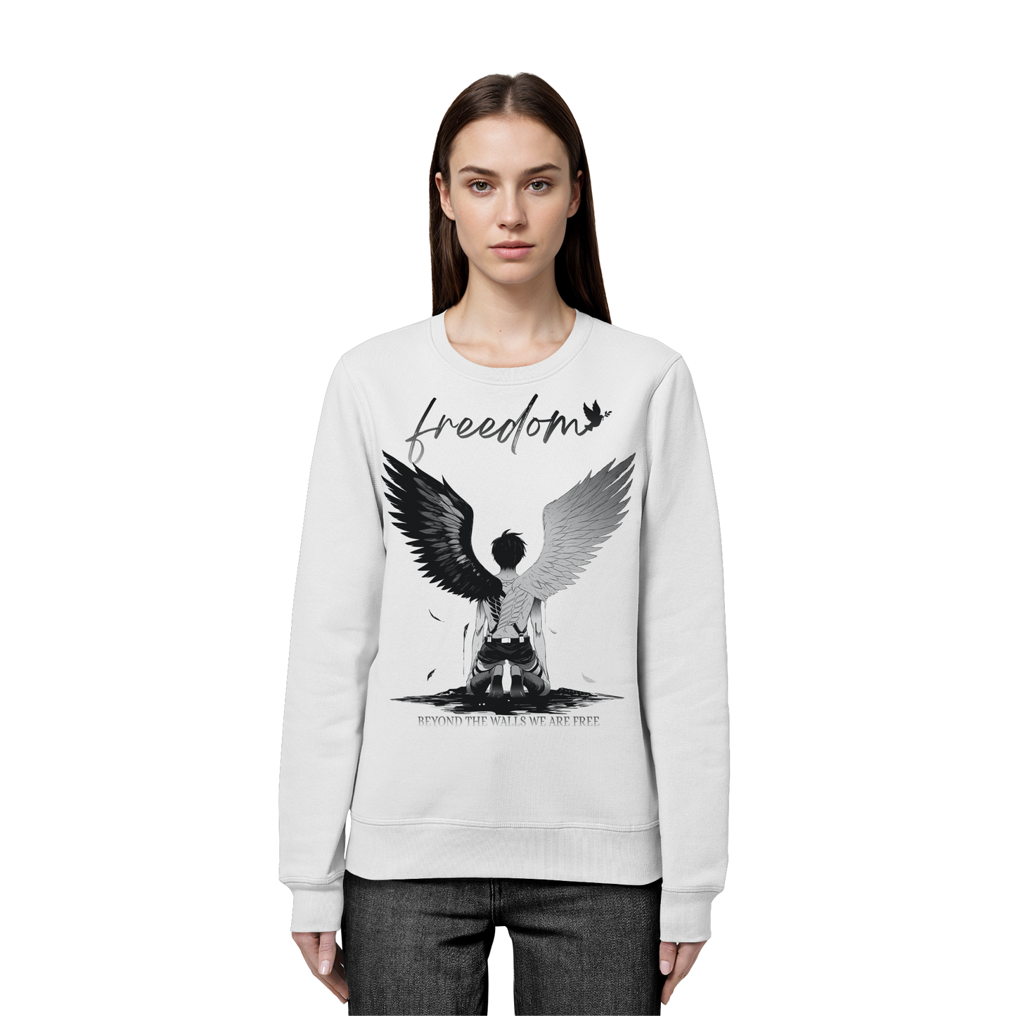 "Freedom" Front Organic Unisex Sweatshirt