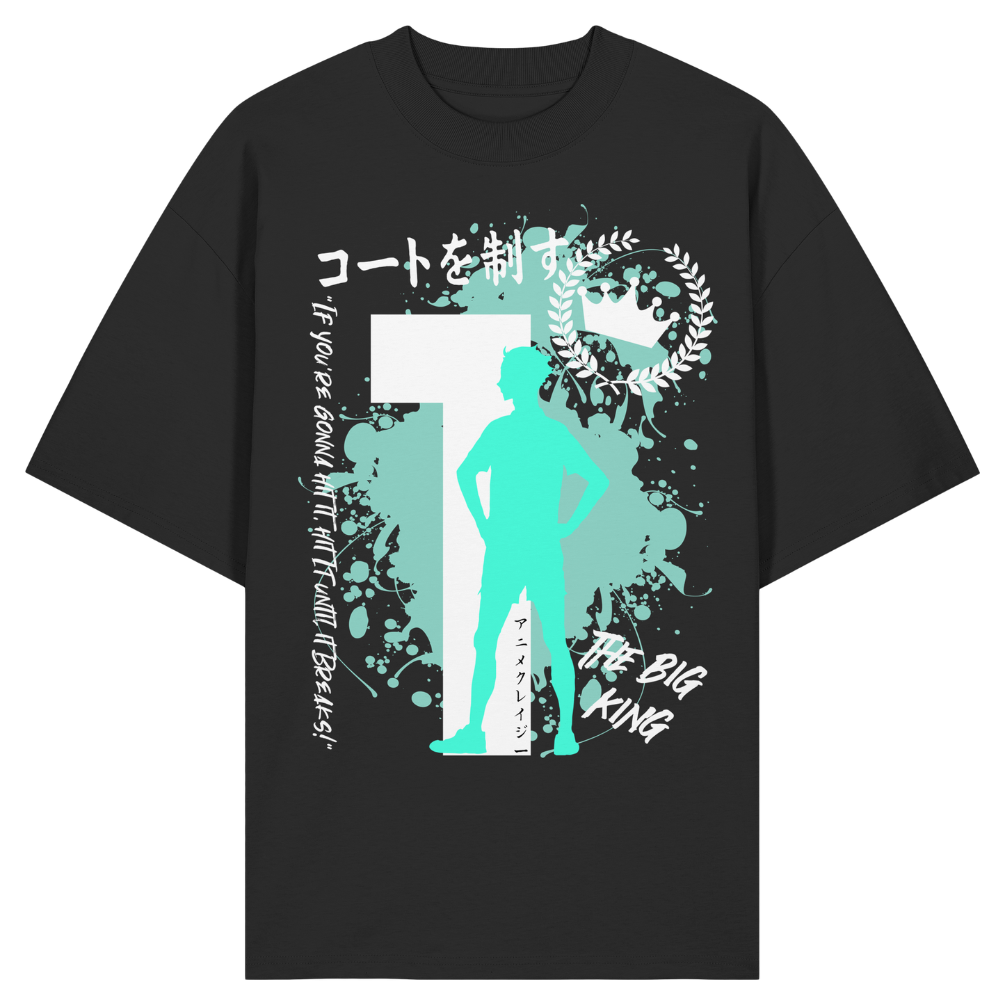"The Big King" Front Organic Oversize Shirt