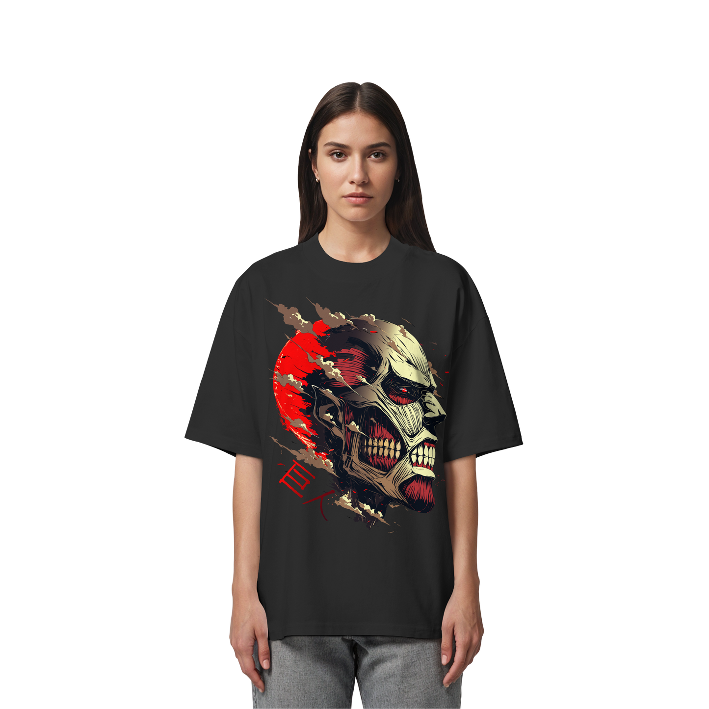 "Titan" Front Organic Oversized Shirt