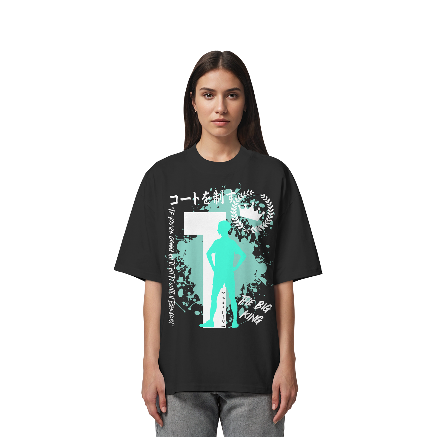 "The Big King" Front Organic Oversize Shirt