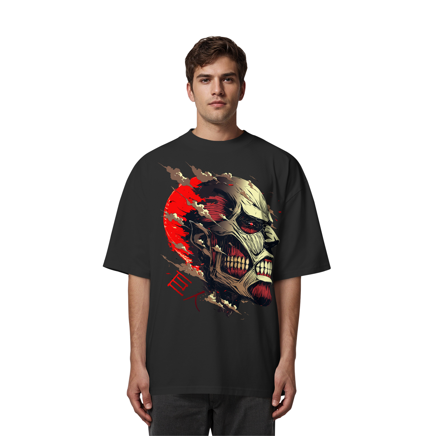 "Titan" Front Organic Oversized Shirt