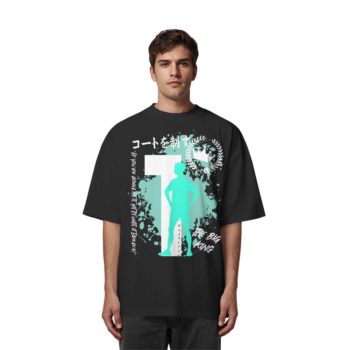 "The Big King" Front Organic Oversize Shirt