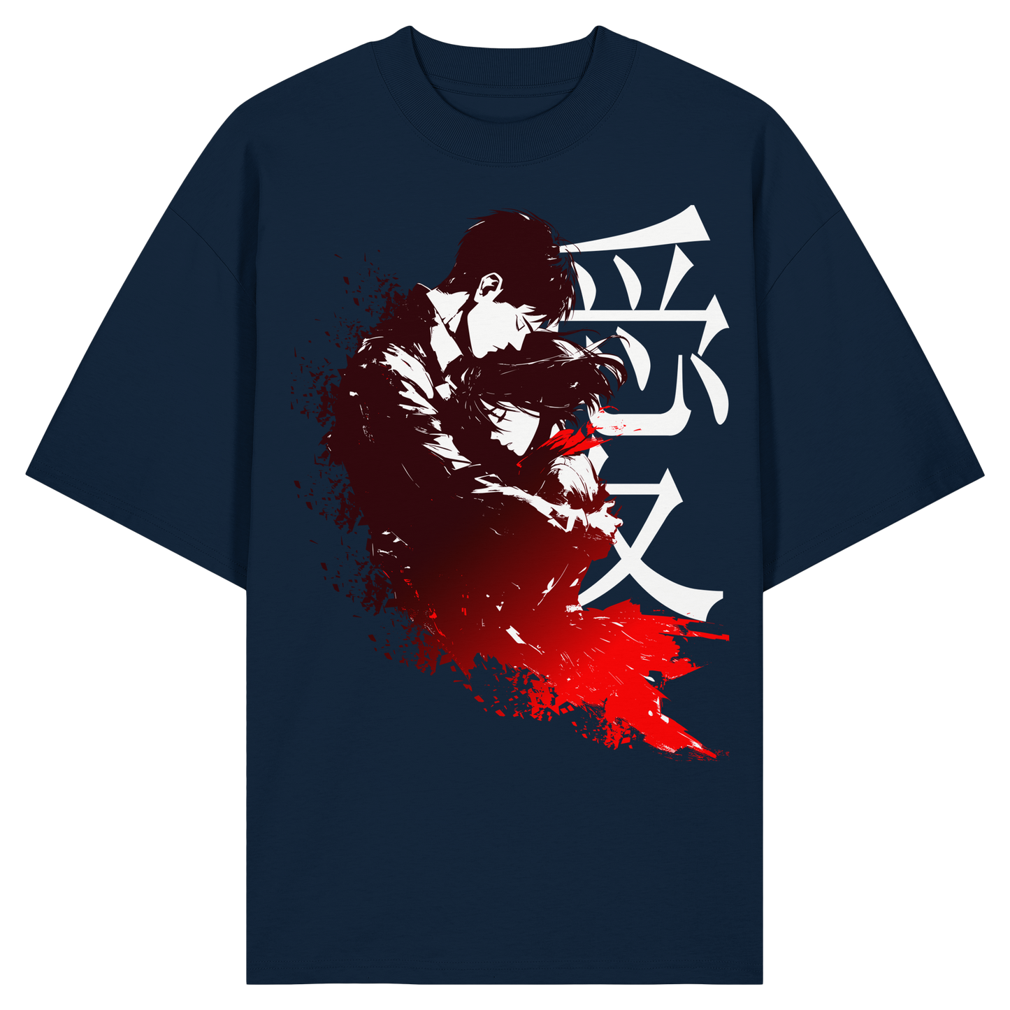 "Bound by Fate" Front Organic Oversized Shirt