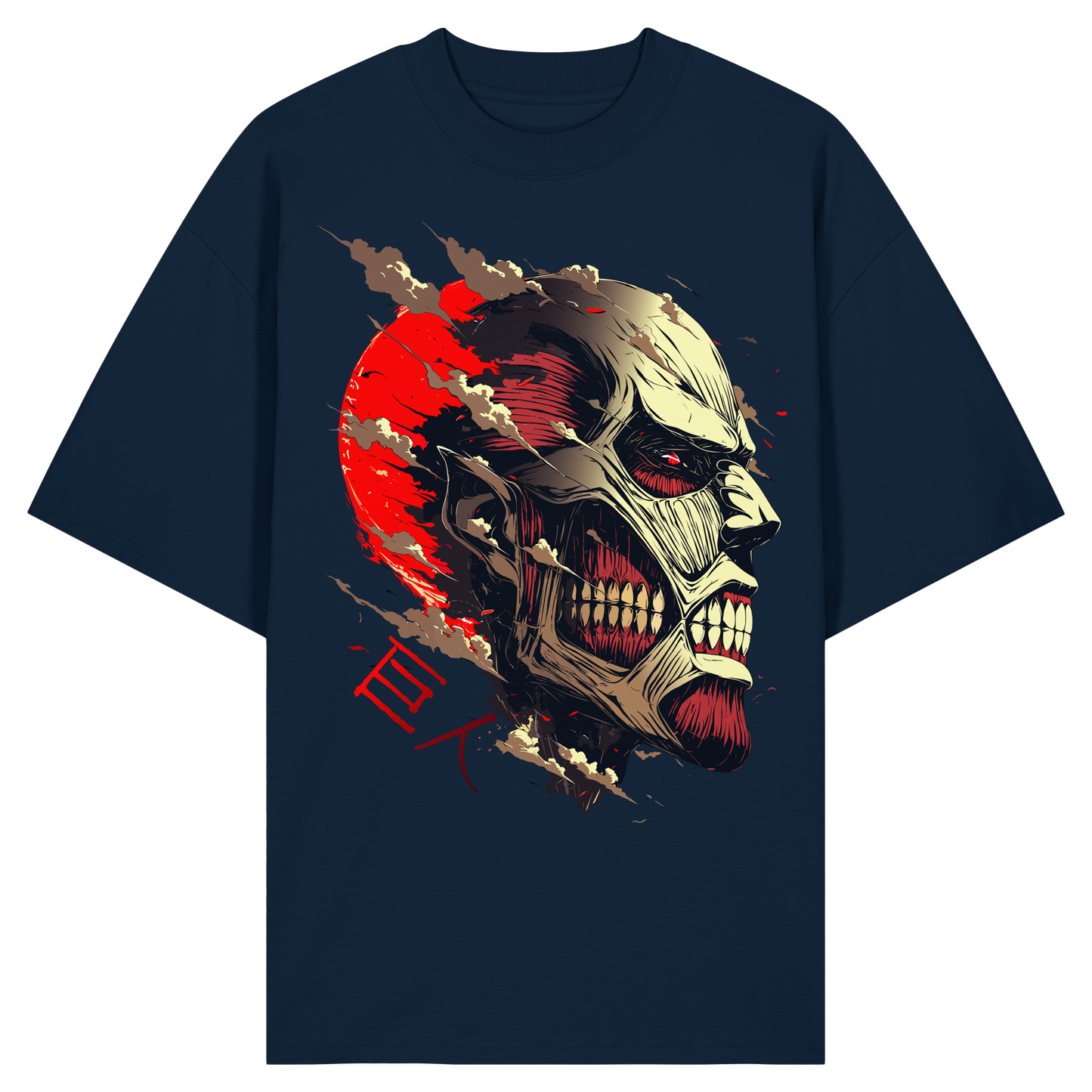 "Titan" Front Organic Oversized Shirt