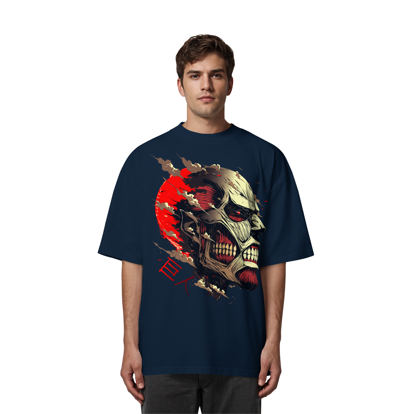 "Titan" Front Organic Oversized Shirt