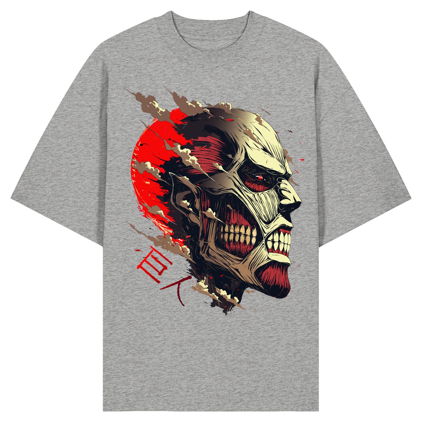 "Titan" Front Organic Oversized Shirt