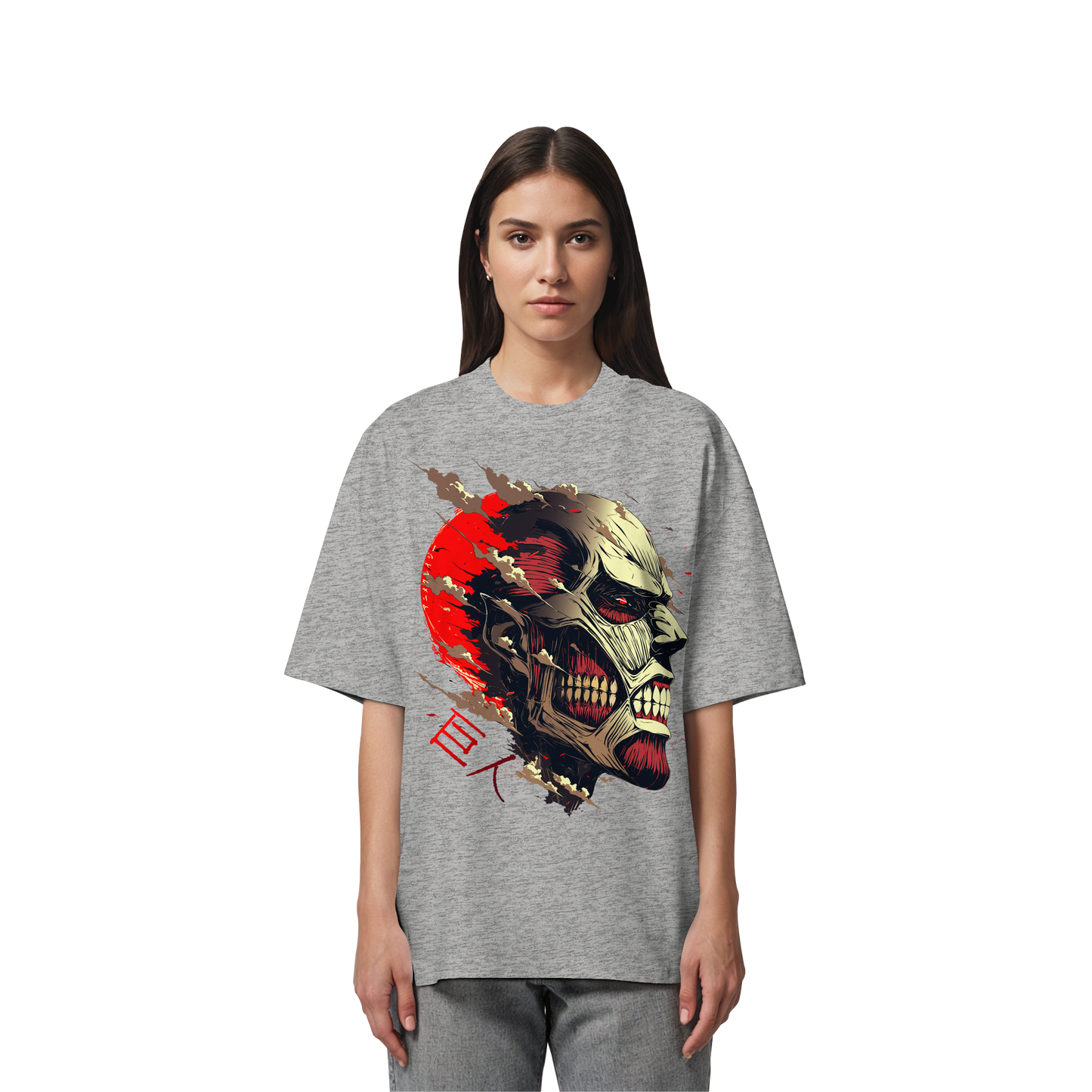 "Titan" Front Organic Oversized Shirt