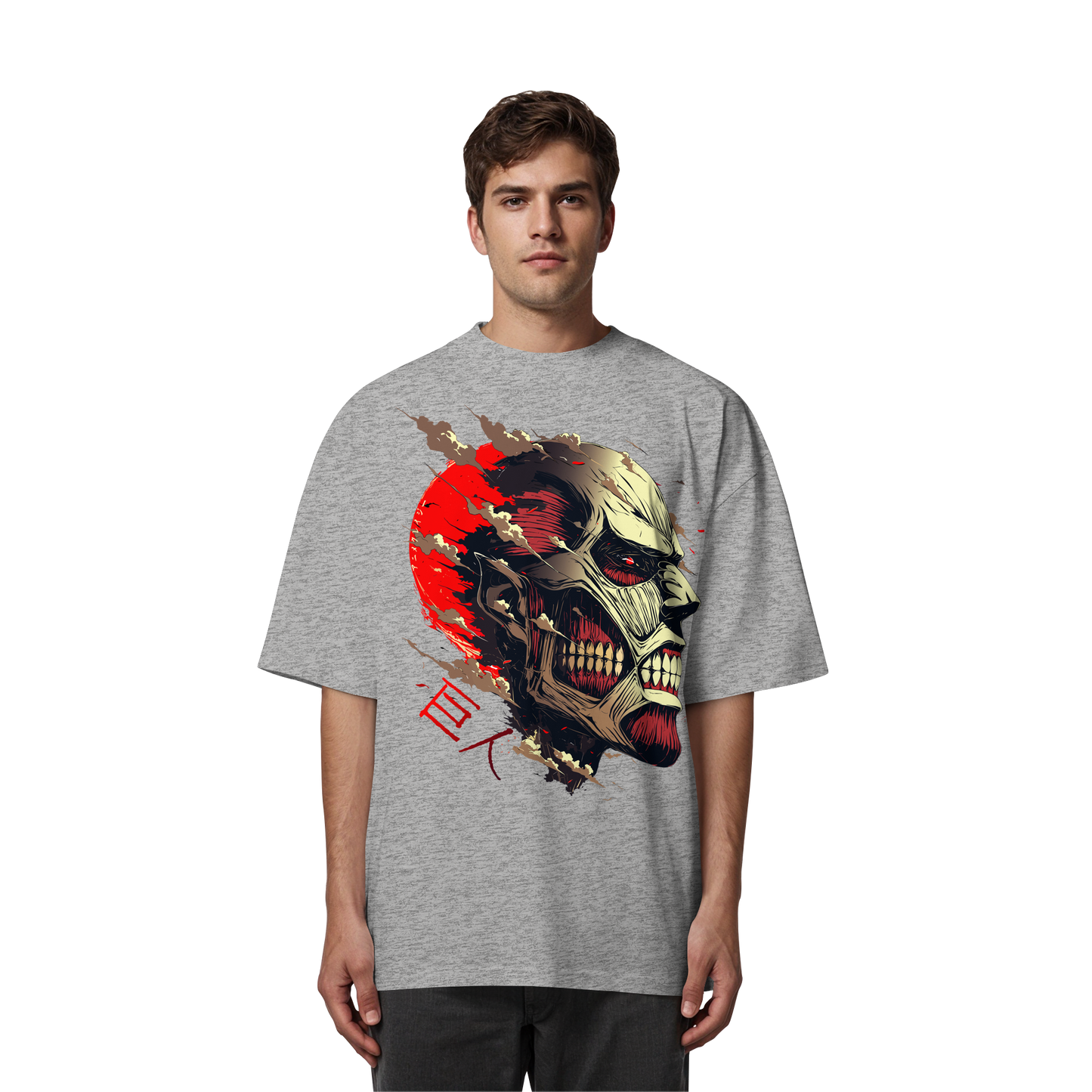 "Titan" Front Organic Oversized Shirt