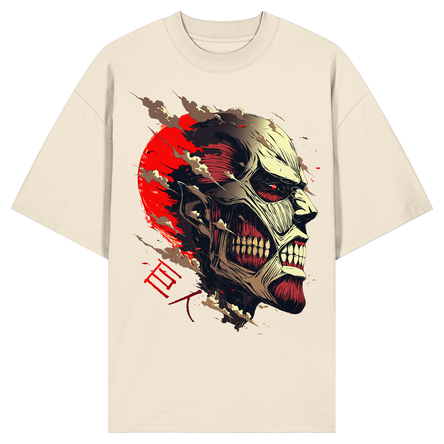 "Titan" Front Organic Oversized Shirt