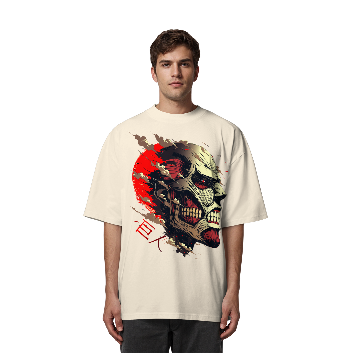 "Titan" Front Organic Oversized Shirt