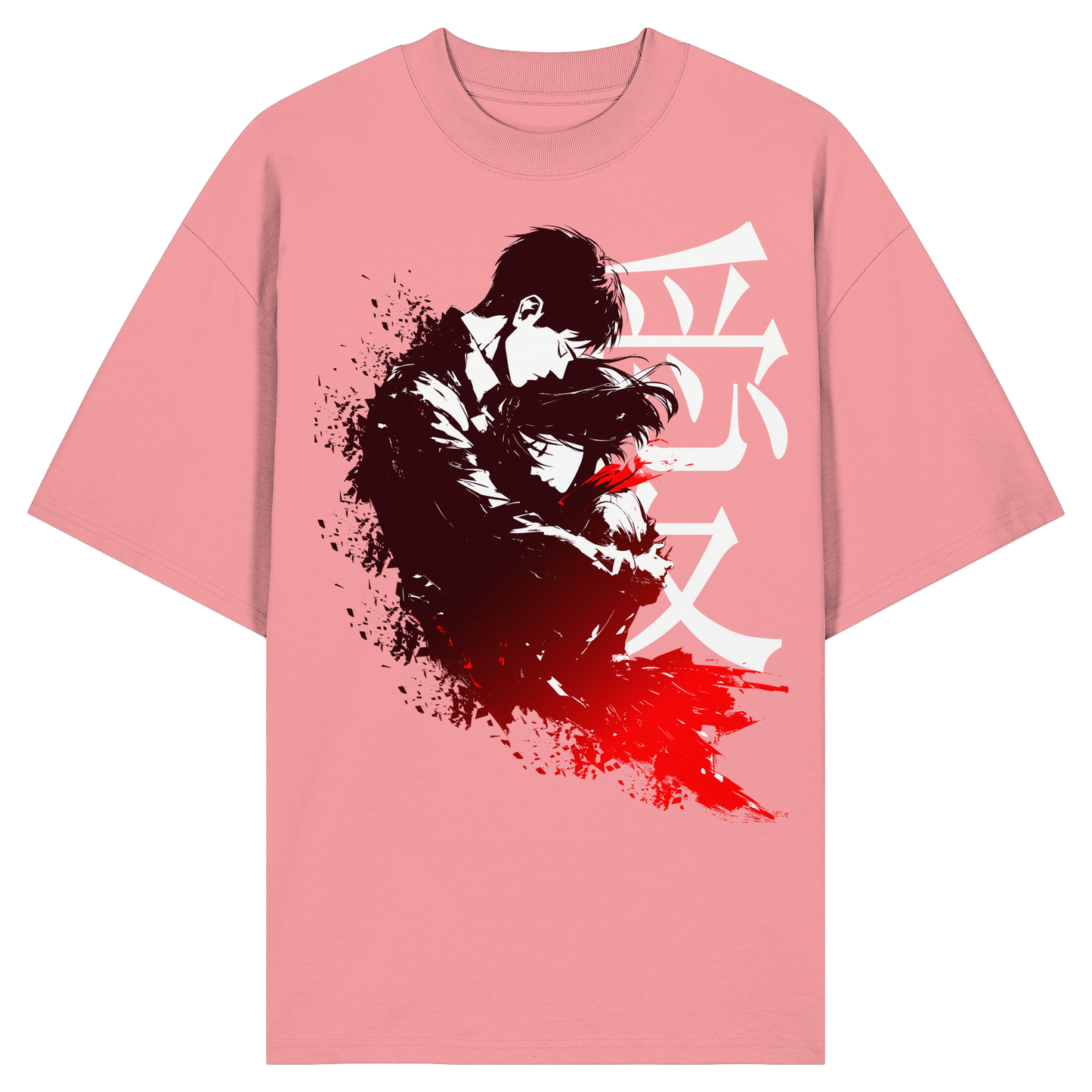 "Bound by Fate" Front Organic Oversized Shirt