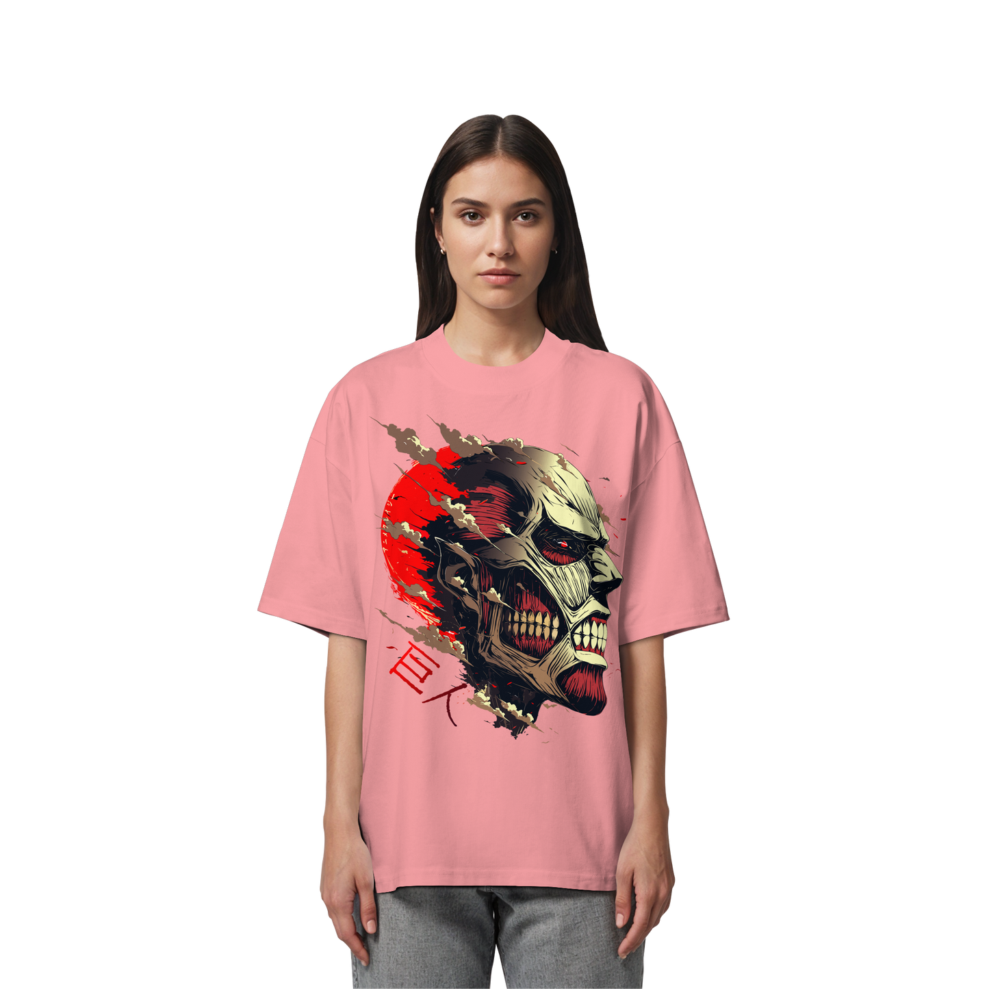 "Titan" Front Organic Oversized Shirt