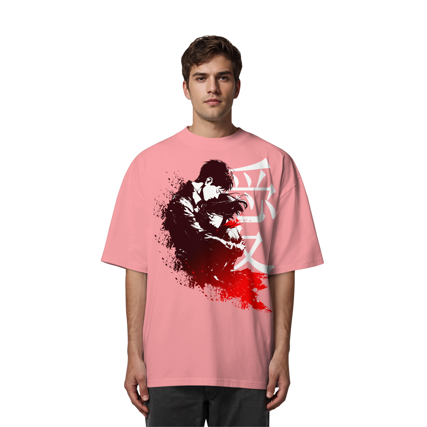 "Bound by Fate" Front Organic Oversized Shirt