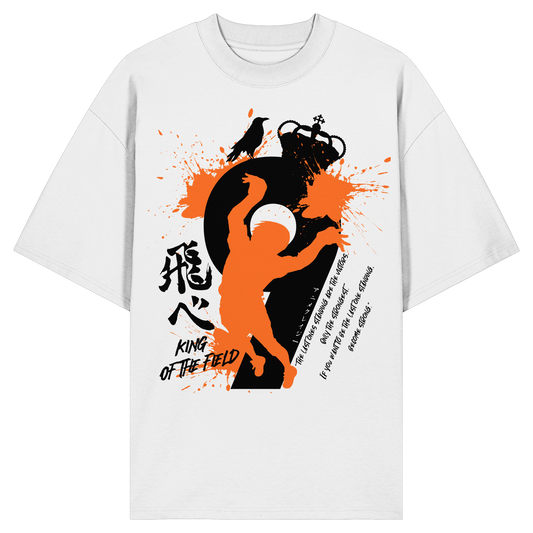 "King Of The Field 2.0" Front Organic Oversize Shirt