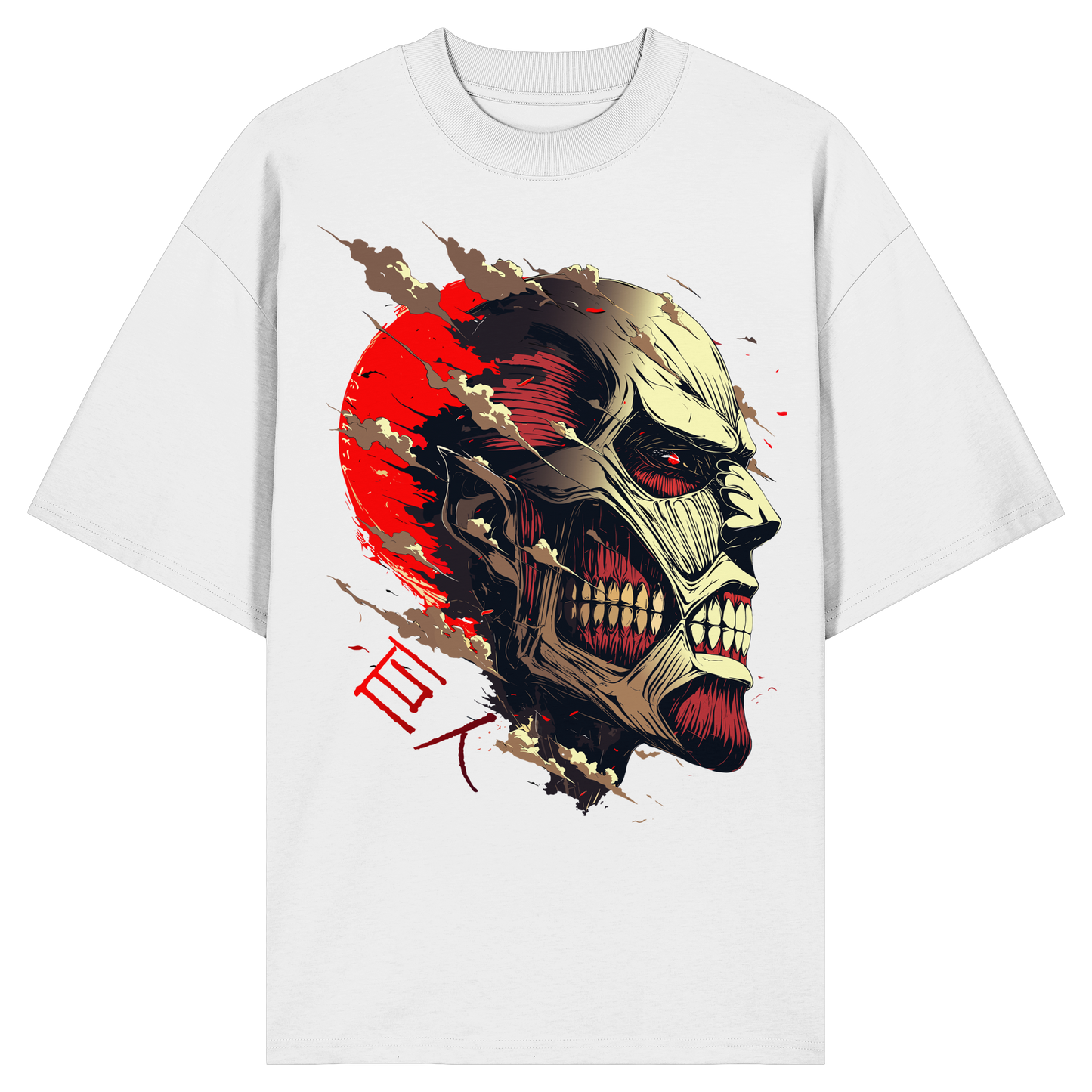 "Titan" Front Organic Oversized Shirt