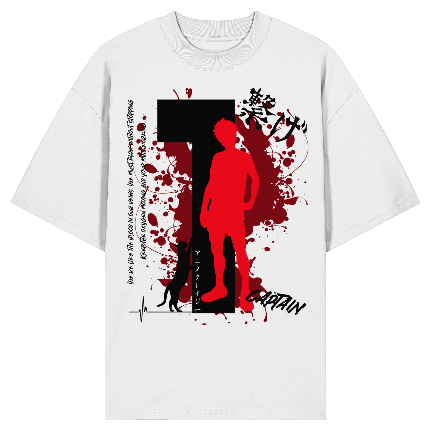 "Captain" Front Organic Oversize Shirt