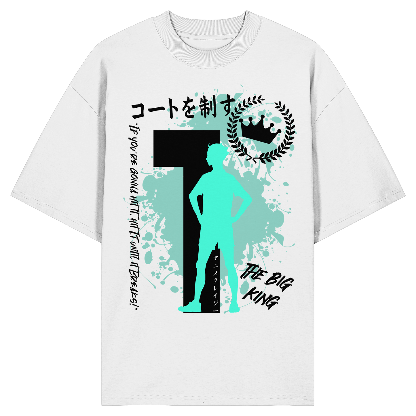 "The Big King" Front Organic Oversize Shirt