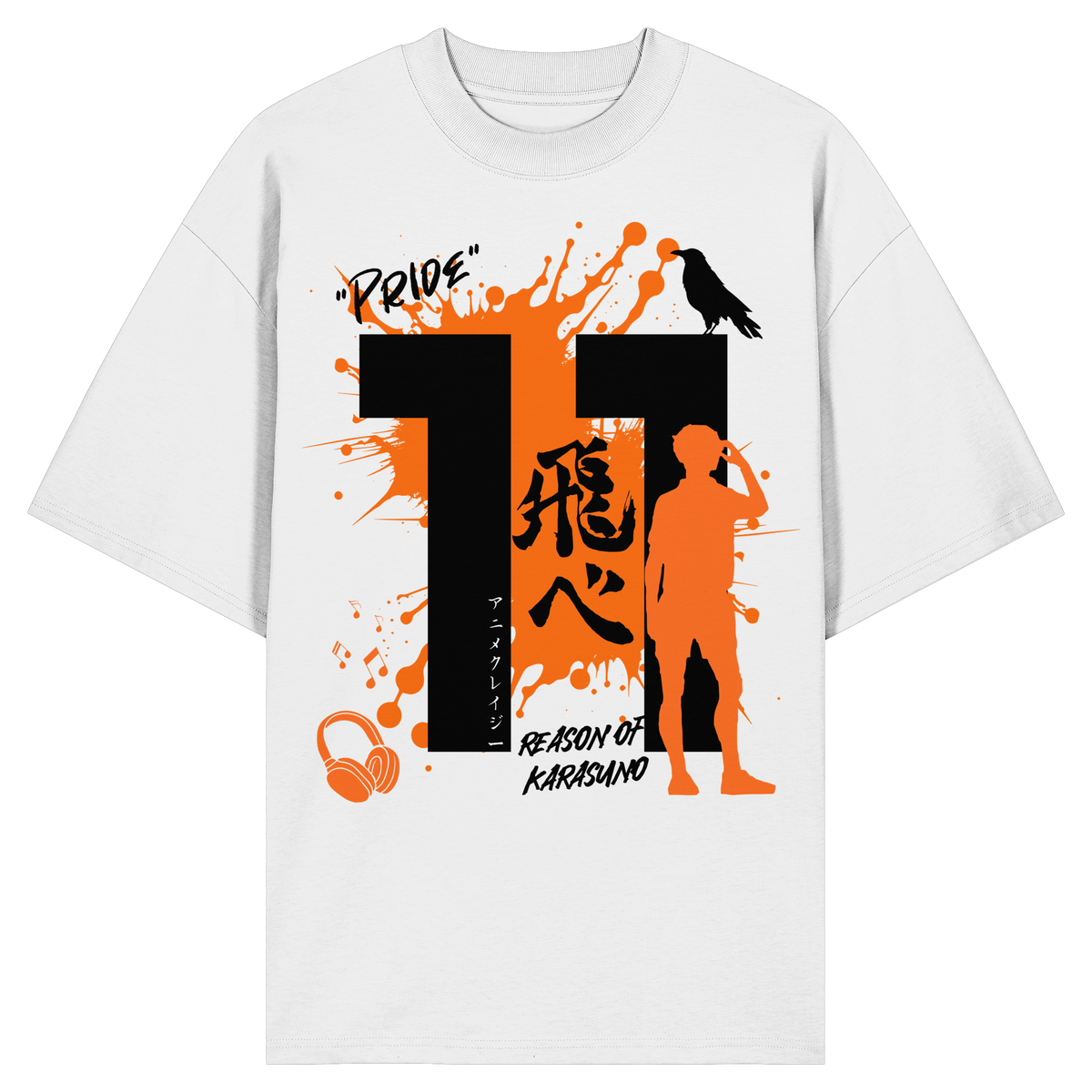 "Pride" Front Organic Oversize Shirt