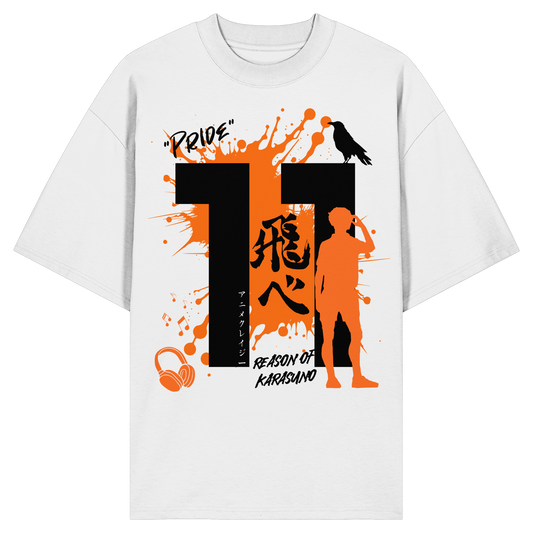 "Pride" Front Organic Oversize Shirt