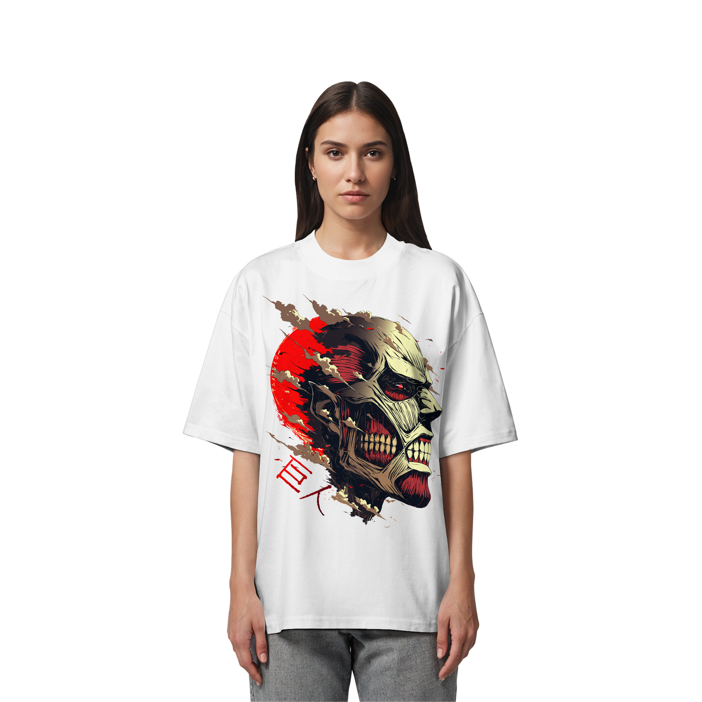 "Titan" Front Organic Oversized Shirt