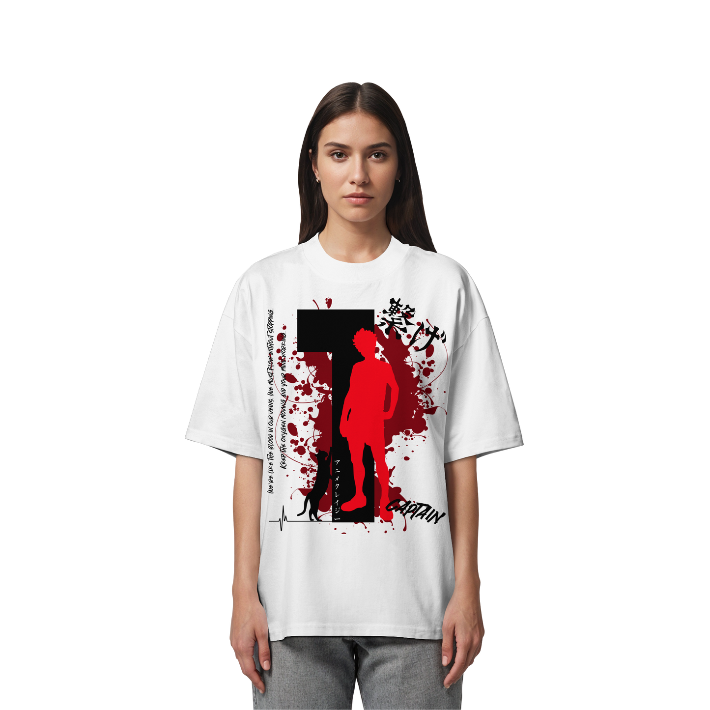 "Captain" Front Organic Oversize Shirt