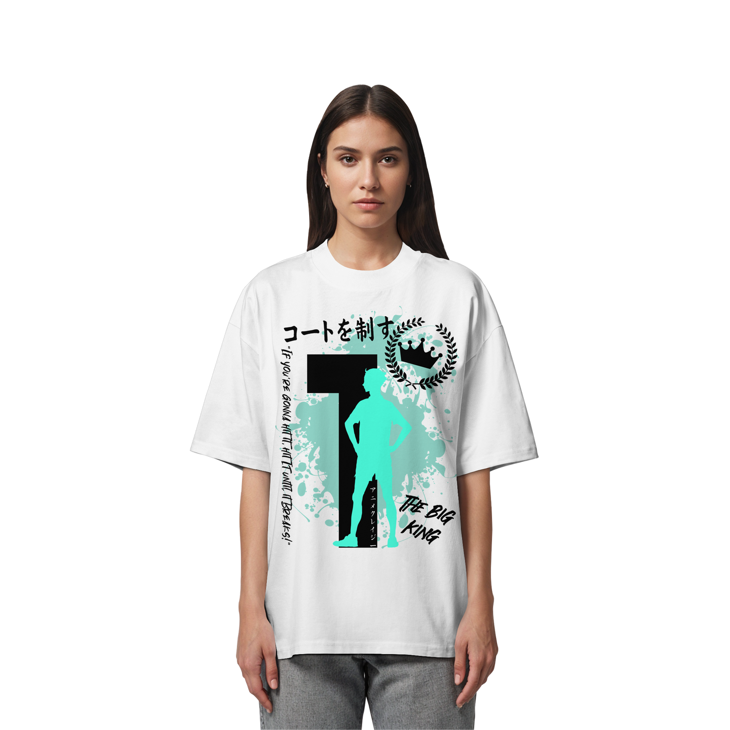 "The Big King" Front Organic Oversize Shirt
