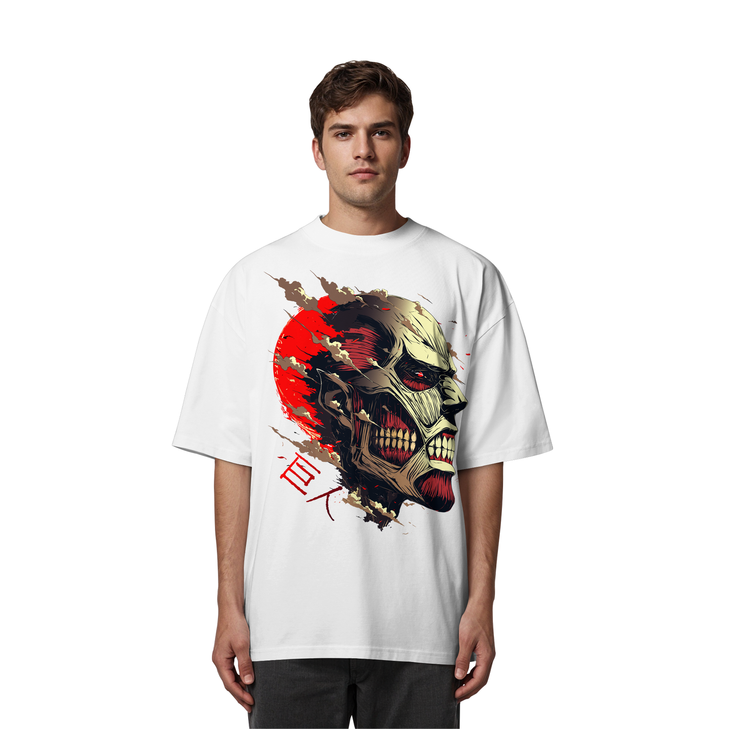 "Titan" Front Organic Oversized Shirt