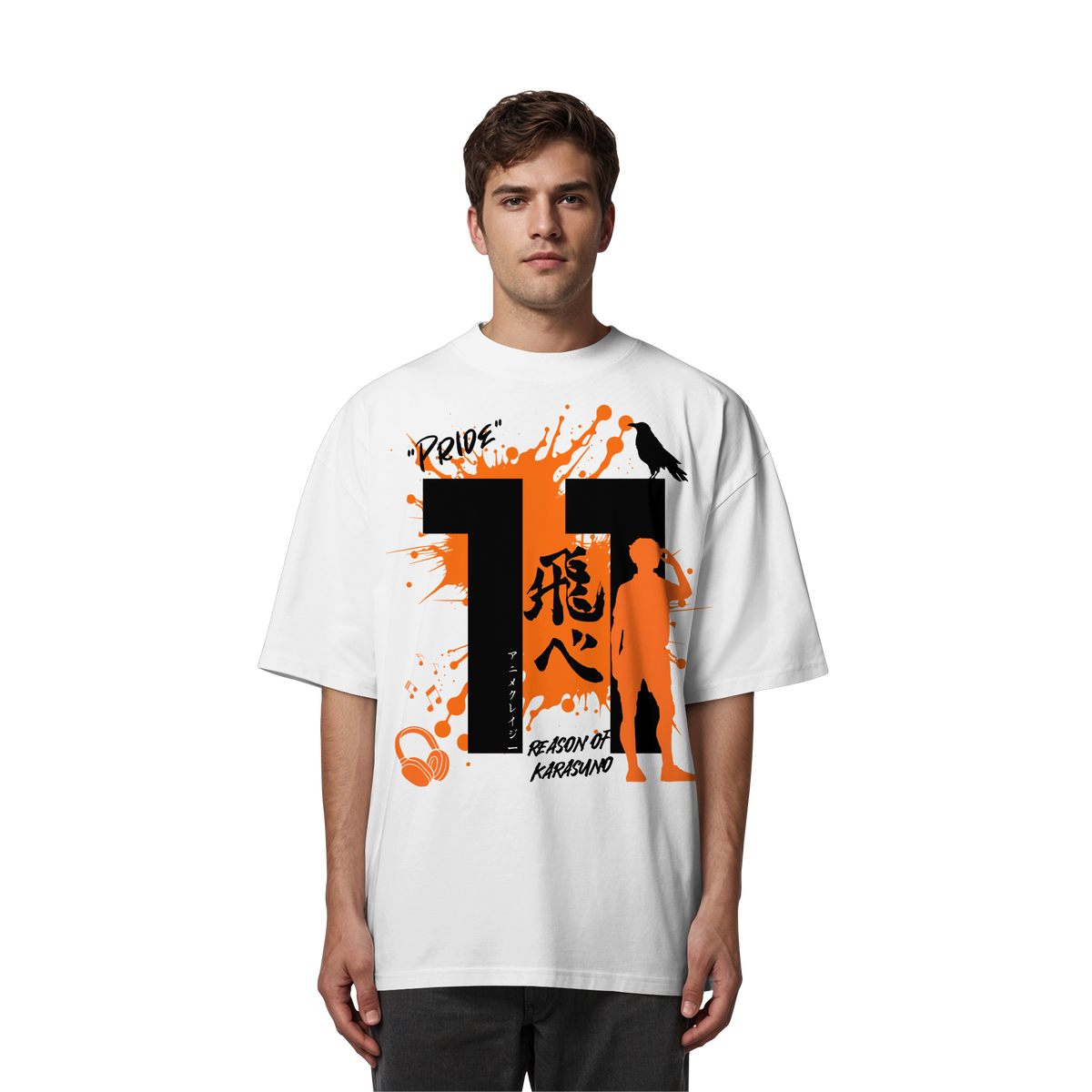 "Pride" Front Organic Oversize Shirt