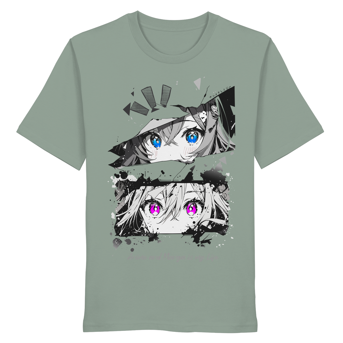 "Anime Eyes" Front - Organic Shirt
