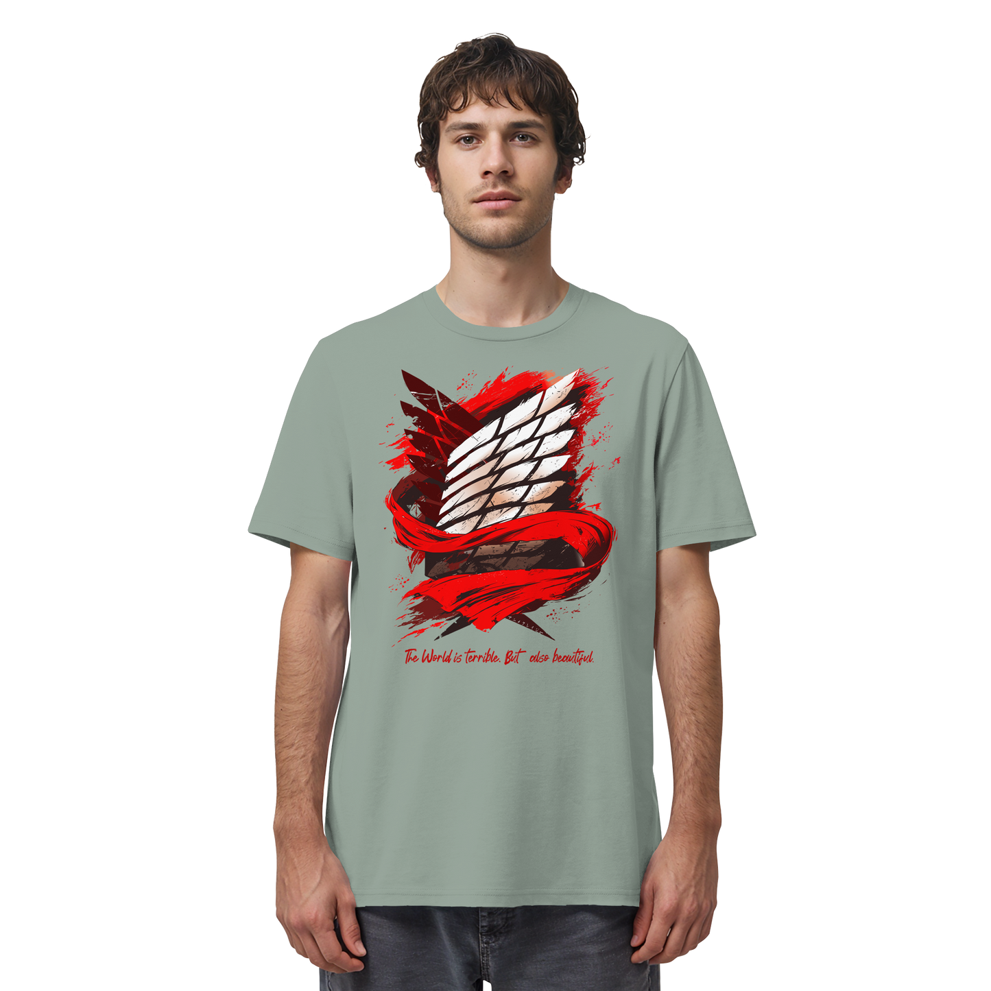 "Verbundenheit" Front Organic Regular Shirt