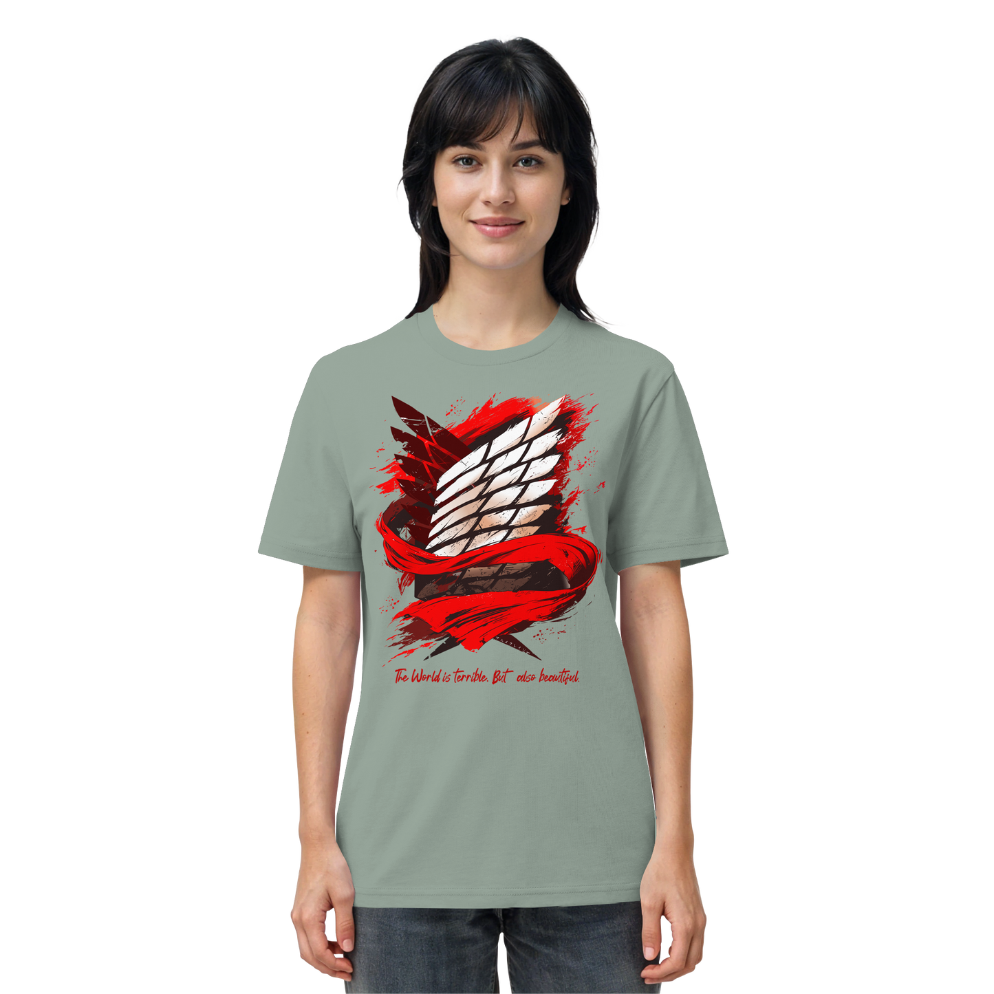 "Verbundenheit" Front Organic Regular Shirt